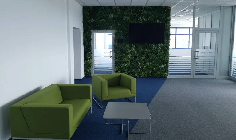 realizacja Mori Place nowoczesne wnętrza biurowe ergonomia w pracy projektowanie wnętrz BorgWarner Poland wyposażenie powierzchni biurowej open space stanowiska pracy sala konferencyjna foto 1