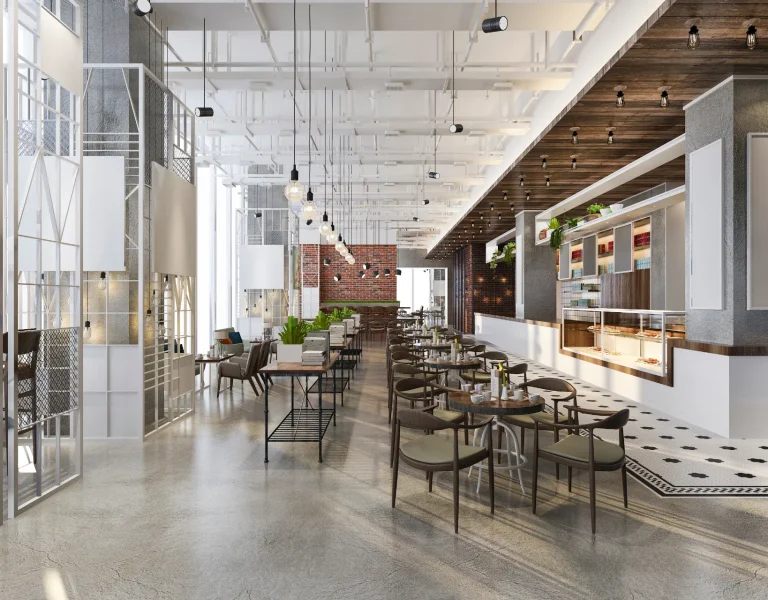 hotele i obiekty handlowe wyposażenie hoteli meble hotelowe interior modern hotel wooden furniture grafika Mori Place